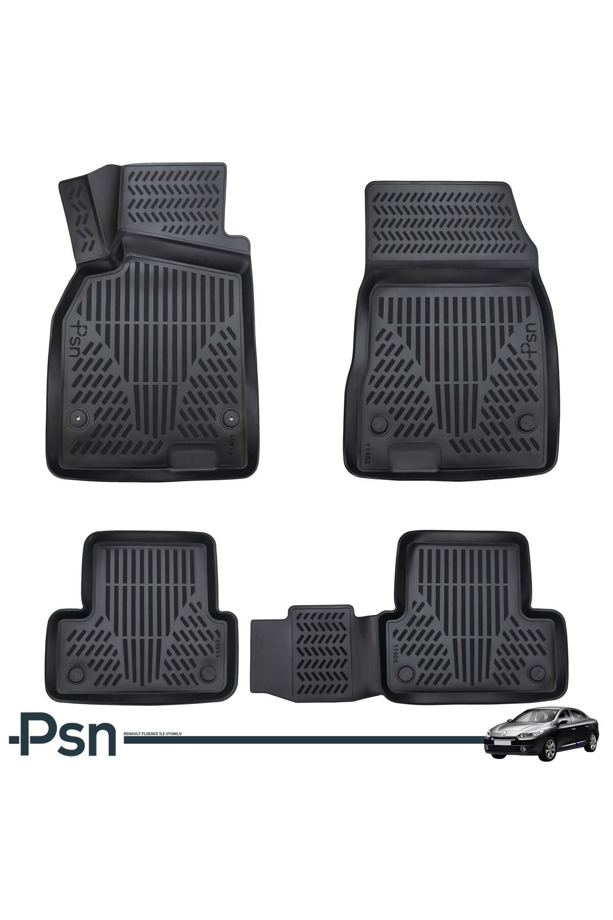 Renault Fluence (2009-..) Ile Uyumlu - Araca Özel Paspas