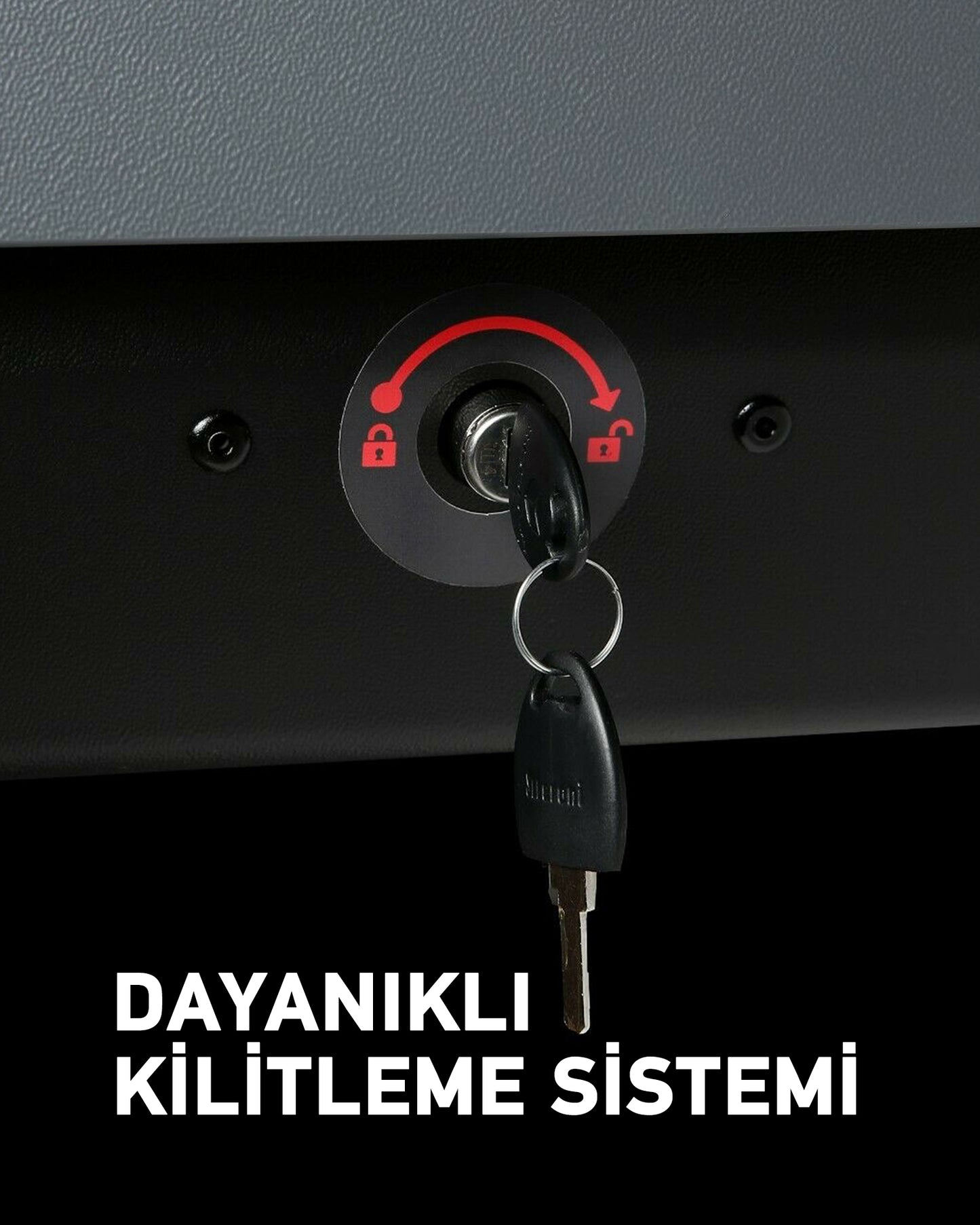 PSN CargoBox Araç Üstü Port Bagaj - 460 Litre - Mat Gri - Çift Taraftan Açılır